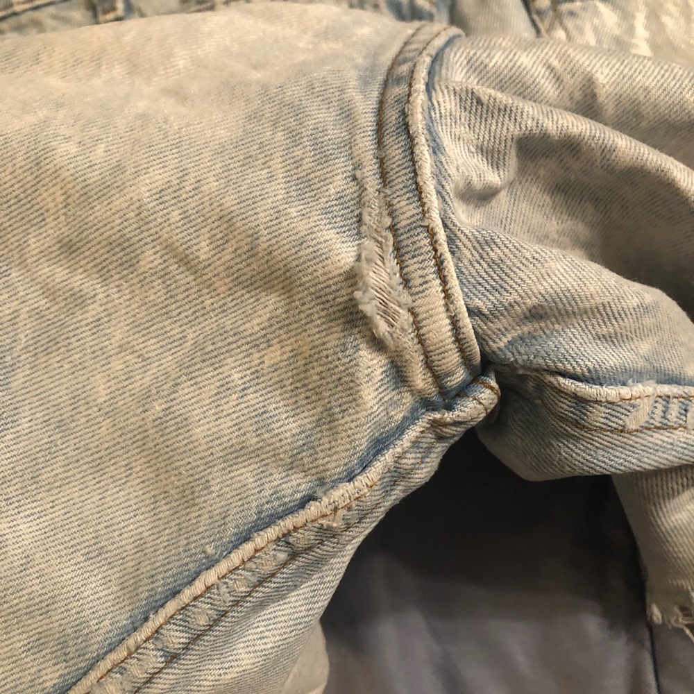 Vintage Levi’s orange tab acid wash cut off distressed jean shorts - Picture 13 of 13